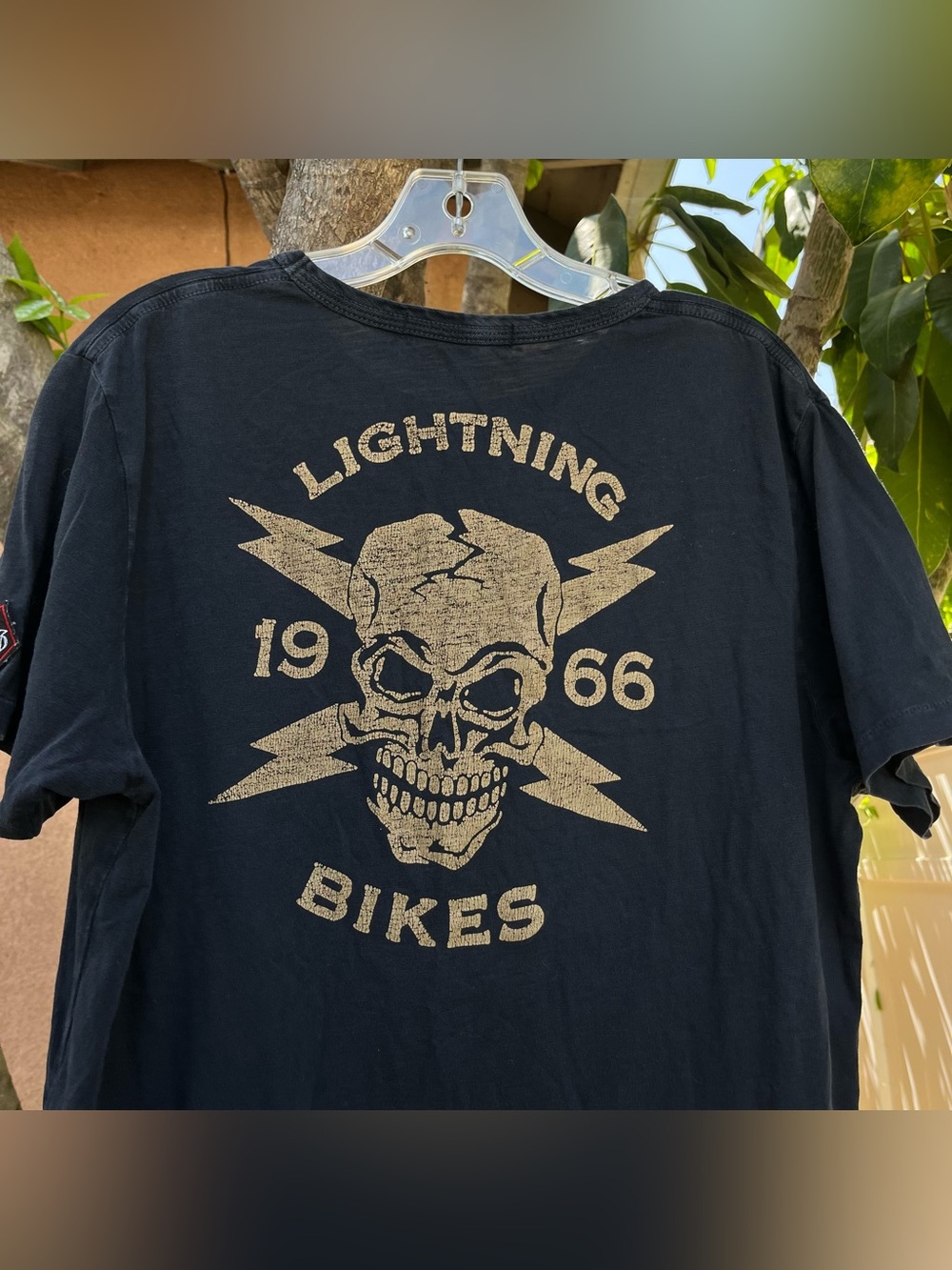 Johnson Motors Black "High Speed Thrills" Graphic T-Shirt . - Picture 9 of 9